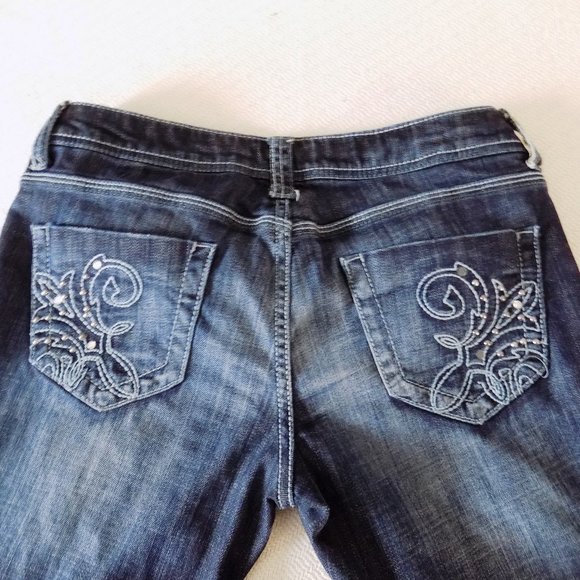 Decree Boot Cut Low Rise Jeans - Picture 1 of 7